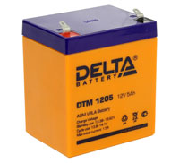Delta DTM1205 AGM VRLA Battery 12V 5Ah (нажмите для увеличения)
