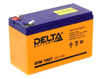 Delta DTM1207 AGM VRLA Battery 12V 7Ah (нажмите для увеличения)