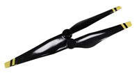 DJI 13x4.5 Carbon Fiber Reinforced Quick Release Propeller Black/Yellow Stripes Set