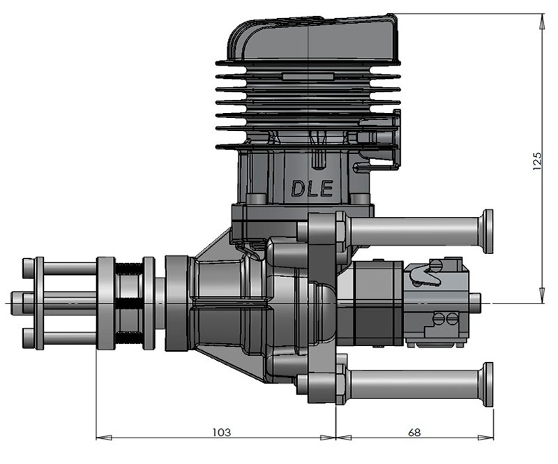 Бензиновый авиамодельный двигатель двухтактный DLE-55RA Gasoline Engine 55cc DLEG0455 (DLE55RA) (нажмите для увеличения) Бензиновый авиамодельный двигатель двухтактный DLE-55RA Gasoline Engine 55cc DLEG0455 (DLE55RA) (нажмите для увеличения)