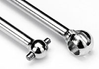 Drive Shaft 6x40mm Silver 2pcs