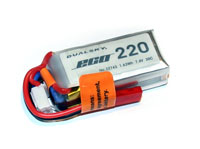 Dualsky ECO 2S1P LiPo 7.4V 220mAh 30C JST-BEC (  )