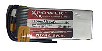 Dualsky 2S1P LiPo 1300mAh 7.4V 25C (  )