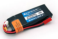 Dualsky 2S1P LiPo 800mAh 7.4V 15C (  )