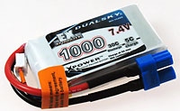 Dualsky EX 2S1P LiPo 7.4V 1000mAh 30C (  )