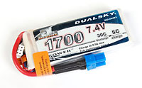 Dualsky EX 2S1P LiPo 7.4V 1700mAh 30C (  )