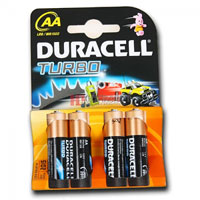 Duracell Alkaline Turbo MN1500/LR06 AA 4pcs (нажмите для увеличения)
