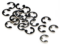 E-Clip E-2.5 (ES-2.5) Silver For Sprint Gear Differential 20pcs