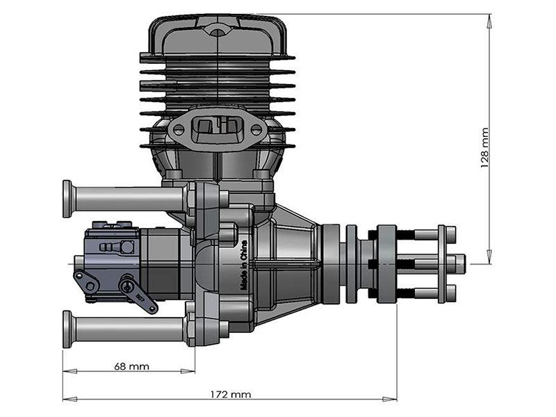 Двигатель бензиновый двухтактный для авиамоделей DLE55 Gasoline Engine 55cc (DLE-55) (нажмите для увеличения) Двигатель бензиновый двухтактный для авиамоделей DLE55 Gasoline Engine 55cc (DLE-55) (нажмите для увеличения)