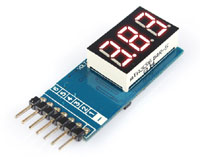 EV-Peak 1-6S LiPo Battery Voltage Meter (  )