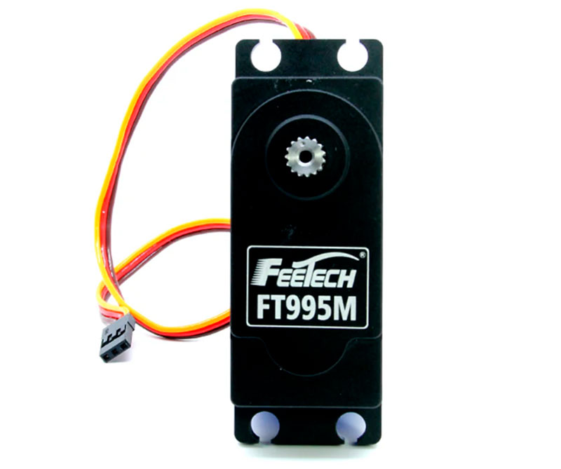 Сервомашинка цифровая FeeTech FT995M HV 95kg Digital Servo 180° (FT995M) (нажмите для увеличения) Сервомашинка цифровая FeeTech FT995M HV 95kg Digital Servo 180° (FT995M) (нажмите для увеличения)