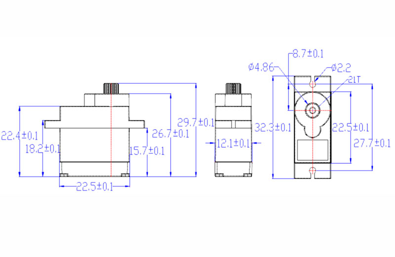 Сервопривод цифровой микро FeeTech FT90B Micro Digital Servo 180° (FT90B) (нажмите для увеличения) Сервопривод цифровой микро FeeTech FT90B Micro Digital Servo 180° (FT90B) (нажмите для увеличения)