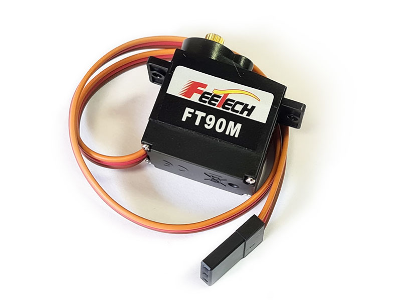 Микросервопривод цифровой FeeTech FT90M Metal Gear Micro Digital Servo 280° (FT90M) (нажмите для увеличения) Микросервопривод цифровой FeeTech FT90M Metal Gear Micro Digital Servo 280° (FT90M) (нажмите для увеличения)