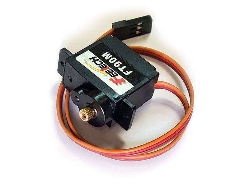 Микросервопривод цифровой FeeTech FT90M Metal Gear Micro Digital Servo 280° (FT90M) (нажмите для увеличения) Микросервопривод цифровой FeeTech FT90M Metal Gear Micro Digital Servo 280° (FT90M) (нажмите для увеличения)