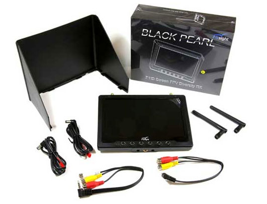 FPV-монитор Flysight Black Pearl 7inch FPV Monitor 5.8GHz (FPV58100) (нажмите для увеличения) FPV-монитор Flysight Black Pearl 7inch FPV Monitor 5.8GHz (FPV58100) (нажмите для увеличения)