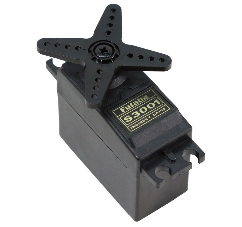 Сервопривод Futaba S3001 Servo (FUS3001) (нажмите для увеличения) Сервопривод Futaba S3001 Servo (FUS3001) (нажмите для увеличения)