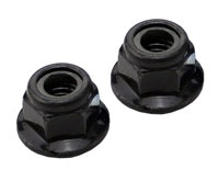 EMax RS2205 CCW M5mm Nylon Insert Hex Lock Nut Black 2pcs (  )