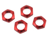 Arrma 17mm Aluminium Wheel Nut Red 4pcs