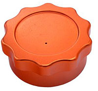 Aluminium Gas Cap Orange Baja (  )