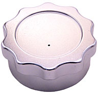 Aluminum Gas Cap Silver Baja