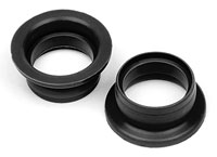 Shaped Exhaust Gasket 21 Size Black 2pcs