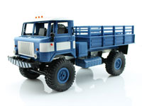 Aosenma WPL B-24 PRO GAZ-66 Blue 4WD Offroad Truck 1/16 2.4GHz RTR (нажмите для увеличения)