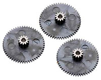 Hitec HS-225MG/HS-5245MG MPG1 Metal-Plastic First Servo Gear 3pcs