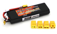 GensAce LiPo 7.4V 2S 4000mAh 25C Hard Case Allplugs (  )