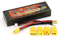 GensAce Hobby LiPo 7.4V 2S 5000mAh 40C Hard Case Allplugs (  )