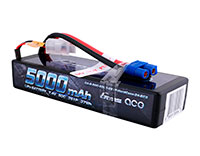 GensAce LiPo 7.4V 2S1P 5000mAh 50C HardCase EC3 (  )