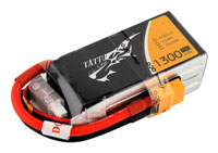 GensAce Tattu 4S LiPo 14.8V 1300mAh Battery 75C XT60