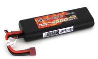 GensAce LiPo 7.4V 2S 4000mAh 30C Hard Case T-Plug (  )