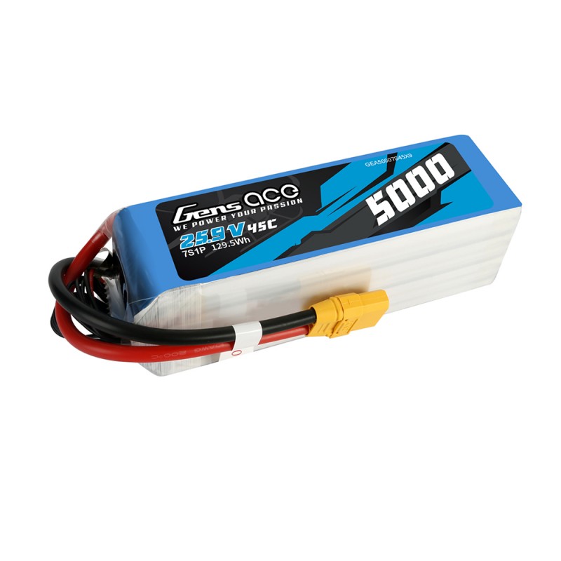 GensAce LiPo Battery 7S1P 25.9V 5000mAh 45C XT90 (  )