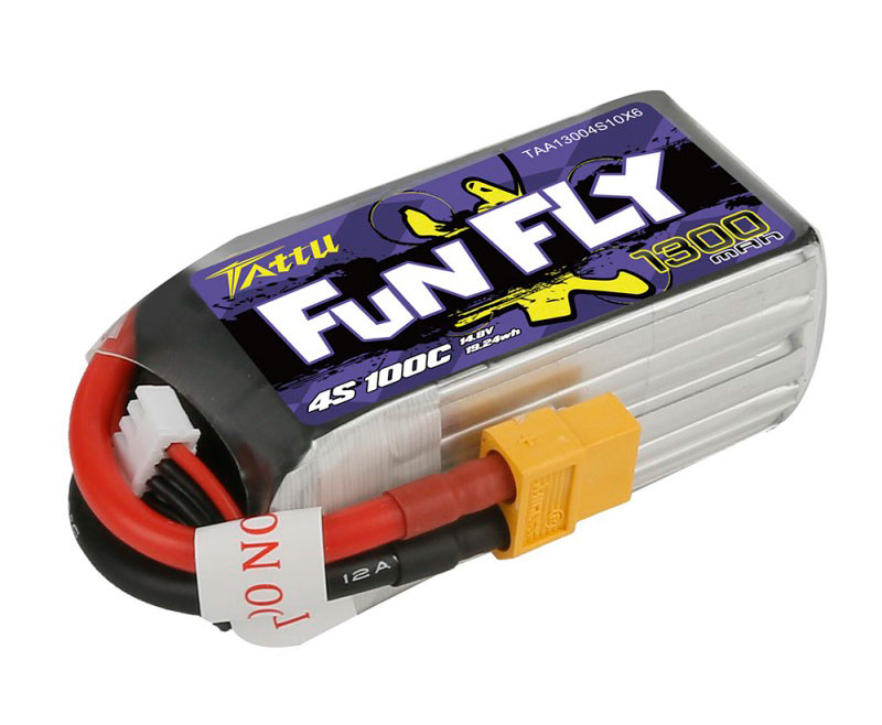 Аккумулятор GensAce Tattu FunFly 4S1P LiPo 14.8V 1300mAh Battery 100C XT60 TAA13004S10X6 (TA-FF-100C-1300-4S1P) (нажмите для увеличения) Аккумулятор GensAce Tattu FunFly 4S1P LiPo 14.8V 1300mAh Battery 100C XT60 TAA13004S10X6 (TA-FF-100C-1300-4S1P) (нажмите для увеличения)