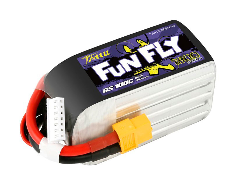 Аккумулятор GensAce Tattu FunFly 6S1P LiPo 22.2V 1300mAh Battery 100C XT60 TAA13006S10X6 (TA-FF-100C-1300-6S1P) (нажмите для увеличения) Аккумулятор GensAce Tattu FunFly 6S1P LiPo 22.2V 1300mAh Battery 100C XT60 TAA13006S10X6 (TA-FF-100C-1300-6S1P) (нажмите для увеличения)