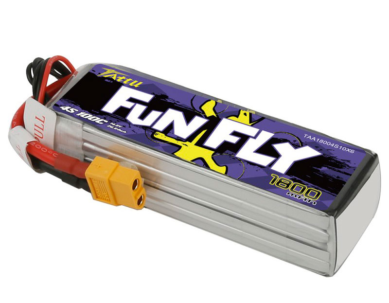 Аккумулятор GensAce Tattu FunFly 4S1P LiPo 14.8V 1800mAh Battery 100C XT60 TAA18004S10X6 (TA-FF-100C-1800-4S1P) (нажмите для увеличения) Аккумулятор GensAce Tattu FunFly 4S1P LiPo 14.8V 1800mAh Battery 100C XT60 TAA18004S10X6 (TA-FF-100C-1800-4S1P) (нажмите для увеличения)