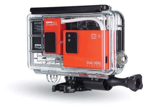 Сдвоенный бокс GoPro Dual HERO System (AHD3D-301) (нажмите для увеличения) Сдвоенный бокс GoPro Dual HERO System (AHD3D-301) (нажмите для увеличения)