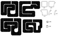 Kyosho Mini-Z GrandPrix Circuit 50 Large Corner