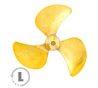 Raboesch Brass 3-Blade Propeller C-Type L M4 55mm (  )