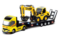 Heavy Truck with Excavator 2in1 Yellow 1:32 (  )