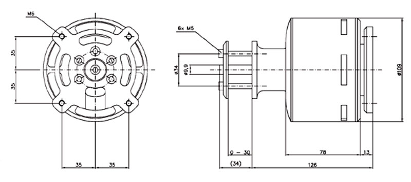 Бесколлекторный электромотор Hacker A200-6 Brushless Motor 151kV (37300006) (нажмите для увеличения) Бесколлекторный электромотор Hacker A200-6 Brushless Motor 151kV (37300006) (нажмите для увеличения)