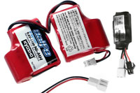 Half Eight Battery Set 9.6V 1100mAh (  )