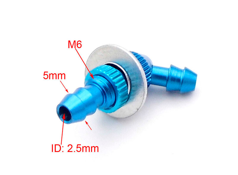 Соединитель топливных трубок угловой Haoye Aluminium Fuel Pipe Connector D8xd5xM6mm 120º (HY011-00801) (нажмите для увеличения) Соединитель топливных трубок угловой Haoye Aluminium Fuel Pipe Connector D8xd5xM6mm 120º (HY011-00801) (нажмите для увеличения)