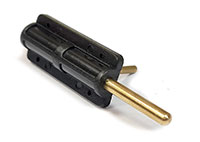 Canopy Lock L30xW12.5xH6mm Ø2mm Black (  )