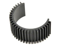 Fined Aluminum Motor Heat Sink Blast