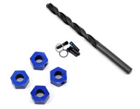 Aluminum Hex Wheel Adapter 12mm Blue 4pcs (  )