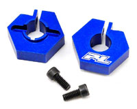 Aluminum 12mm Front Clamping Hex Wheel Adapter Set Blue 2pcs (  )