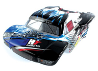 Himoto Tyronno E18SC Painted Body Black/Blue (  )