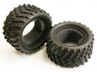 Himoto V-Thread Tyres with Inserts MT 1:16 2pcs (  )