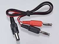 Hitec 9.6V Transmitter Battery Charge Cord with Banana Plug (HT-56375)